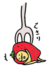 Strawberry uncle sticker #1126006
