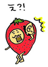Strawberry uncle sticker #1126012