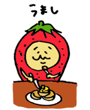 Strawberry uncle sticker #1126014