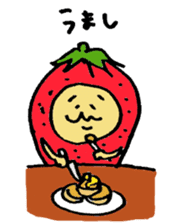 Strawberry uncle sticker #1126014