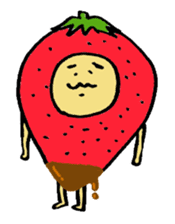 Strawberry uncle sticker #1126016