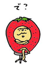 Strawberry uncle sticker #1126018