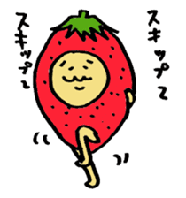 Strawberry uncle sticker #1126022