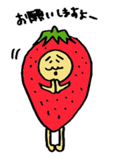 Strawberry uncle sticker #1126024