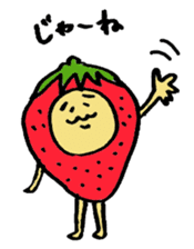 Strawberry uncle sticker #1126025