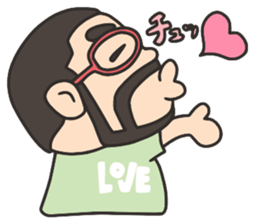 Higemeganekun sticker #1126147