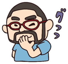 Higemeganekun sticker #1126152