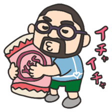 Higemeganekun sticker #1126153