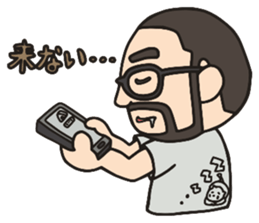 Higemeganekun sticker #1126160