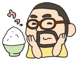 Higemeganekun sticker #1126175