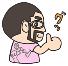 Higemeganekun sticker #1126185