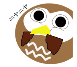 Circle Owl sticker #1126187