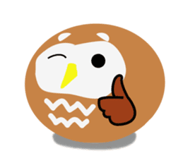 Circle Owl sticker #1126224