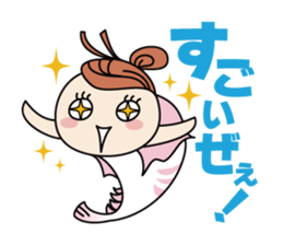 Toyama-ben Sticker "Kitokito Family" sticker #1126227