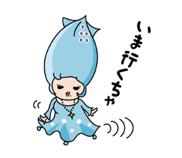 Toyama-ben Sticker "Kitokito Family" sticker #1126238