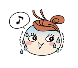 Toyama-ben Sticker "Kitokito Family" sticker #1126259