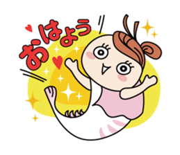 Toyama-ben Sticker "Kitokito Family" sticker #1126260