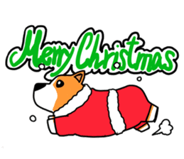 Corgi Sticker(part2,winter) sticker #1126877