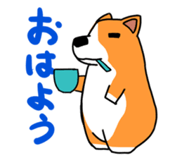Corgi Sticker(part2,winter) sticker #1126885