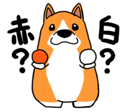 Corgi Sticker(part2,winter) sticker #1126886