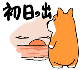 Corgi Sticker(part2,winter) sticker #1126893