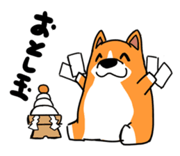 Corgi Sticker(part2,winter) sticker #1126894