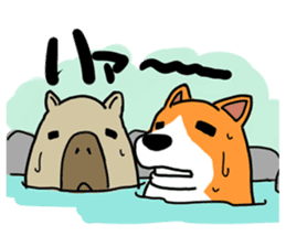 Corgi Sticker(part2,winter) sticker #1126903