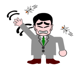 A useless office worker sticker #1126906