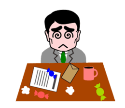 A useless office worker sticker #1126917