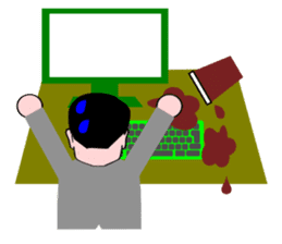 A useless office worker sticker #1126945