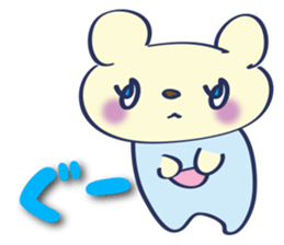 min-min-kuma-no-ko sticker #1127444