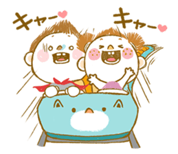 Adorable Baby Couple (JP) sticker #1128153