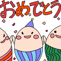 colorful eggs sticker #1128699