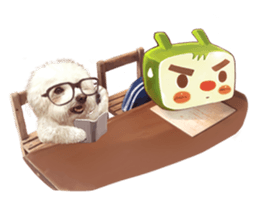 Little Iron X Smile Dog 1 sticker #1129436