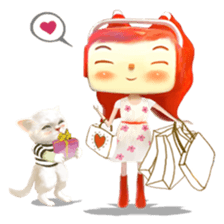 Little Iron X Smile Dog 1 sticker #1129453