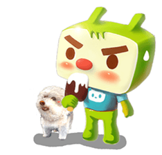 Little Iron X Smile Dog 1 sticker #1129465