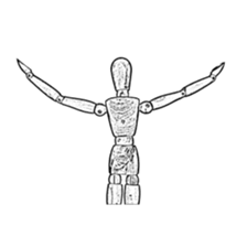 Version there is no drawing doll words sticker #1129711