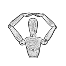 Version there is no drawing doll words sticker #1129718