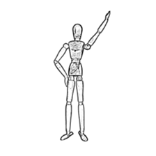 Version there is no drawing doll words sticker #1129730