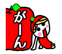 Everyday Ringo-chan good praise 3 sticker #1129805