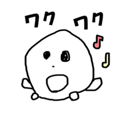 Surrealism boy sticker #1130099