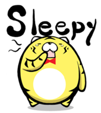 round Tiger sticker #1130111