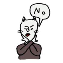 man cat sticker #1130279