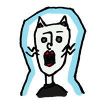 man cat sticker #1130296