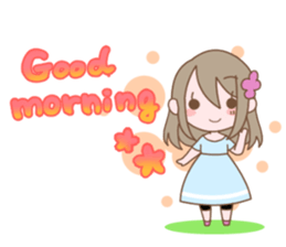 Cute girl Nina[English ver.] sticker #1130546