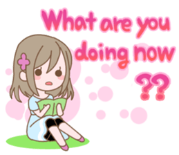 Cute girl Nina[English ver.] sticker #1130551