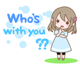 Cute girl Nina[English ver.] sticker #1130552