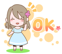 Cute girl Nina[English ver.] sticker #1130562