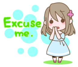 Cute girl Nina[English ver.] sticker #1130563