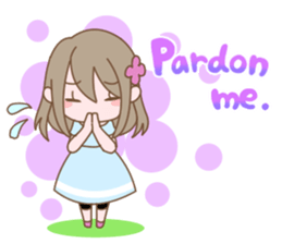 Cute girl Nina[English ver.] sticker #1130564